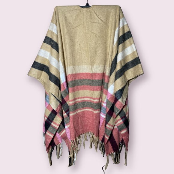 Woolrich plaid blanket wrap shawl - Picture 3 of 4